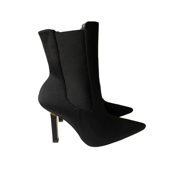 Good American NEW High Kickstand Black Neoprene Booties Size 9.5 - Picture 1 of 6